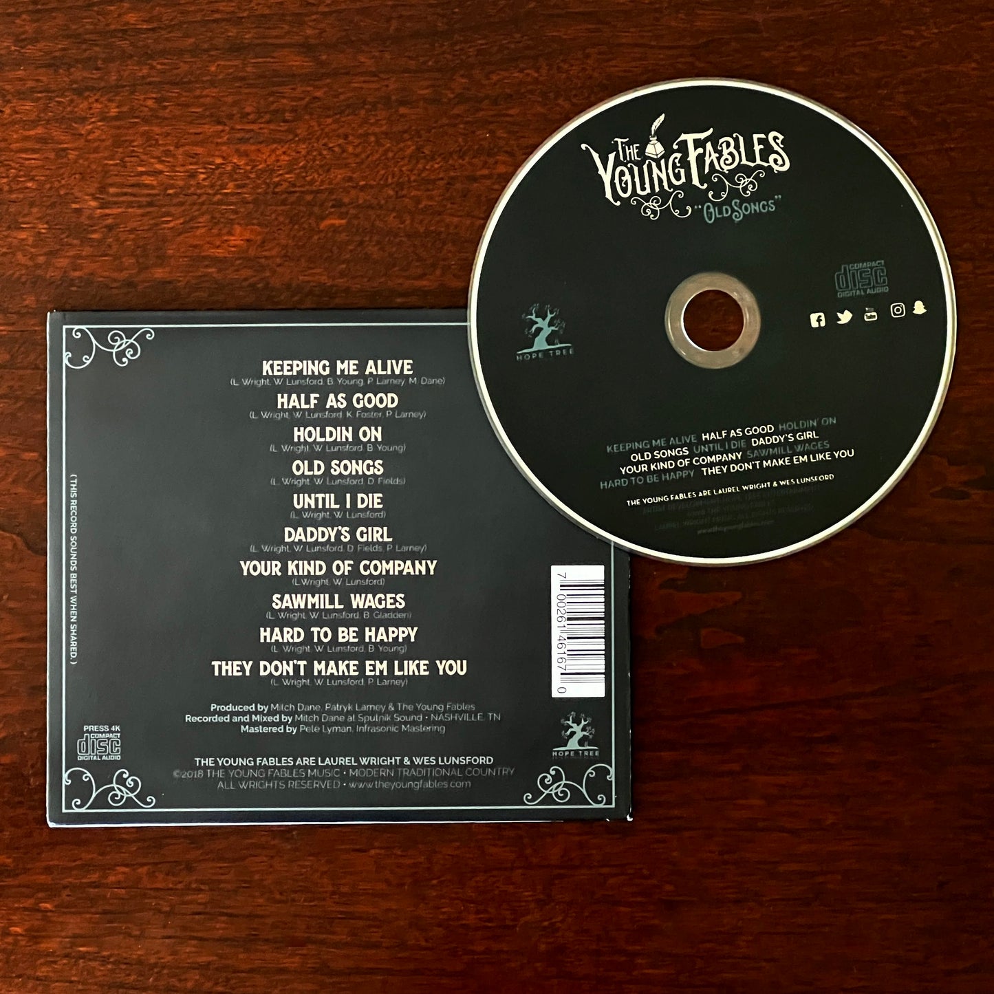 THE YOUNG FABLES - Old Songs - CD ALBUM