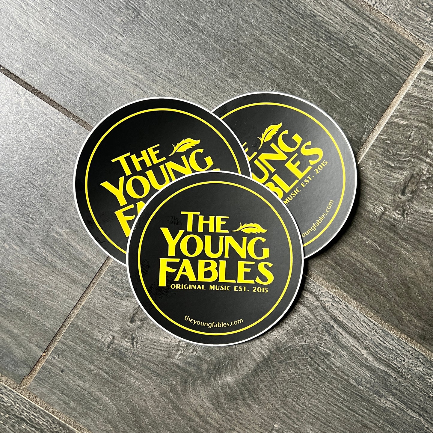 THE YOUNG FABLES - 2024 Logo - VINYL STICKER